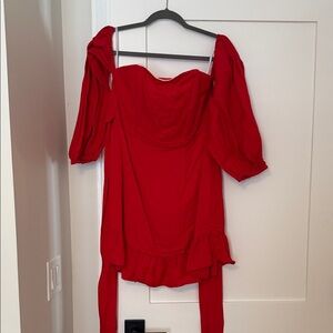 Sabo Skirt Red Mini Dress